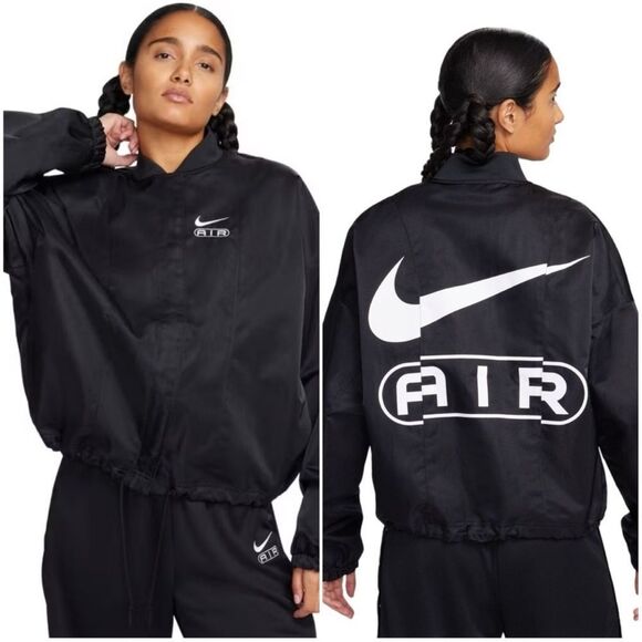 Nike Women’s Air Oversized Woven Bomber Jacket - Picture 1 of 12